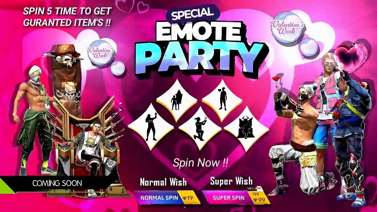 Free Fire New Emote Event 2025